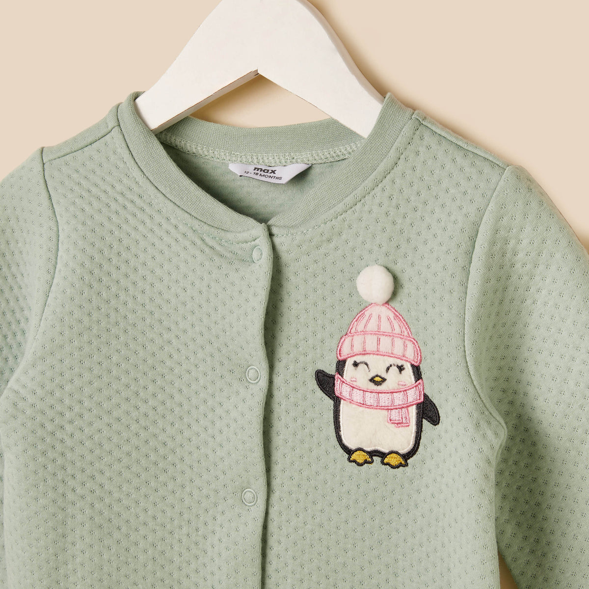 Penguin Embroidered Pyjama Set