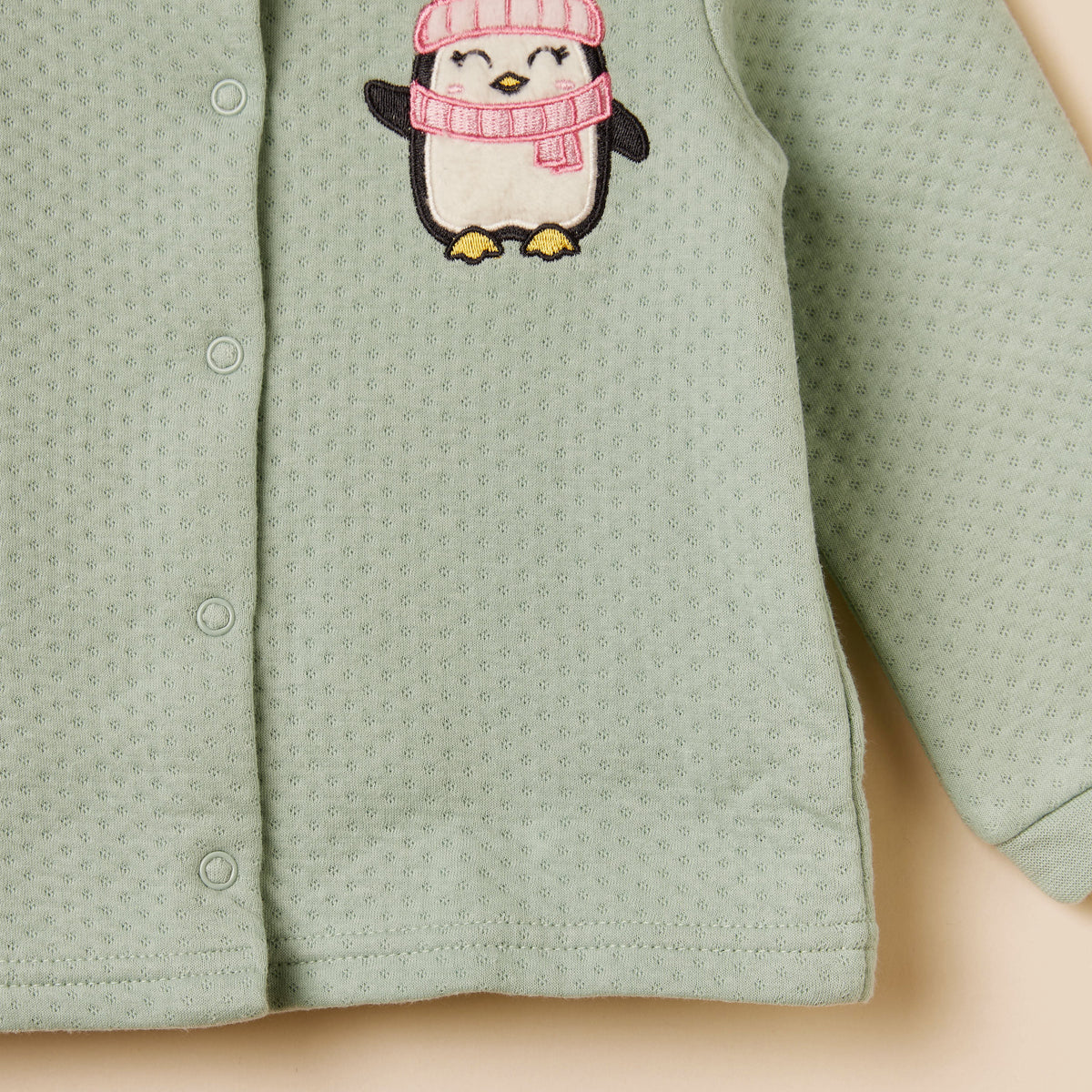 Penguin Embroidered Pyjama Set