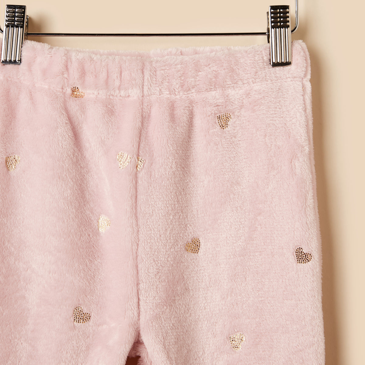 Heart Foil Print Pyjama Set