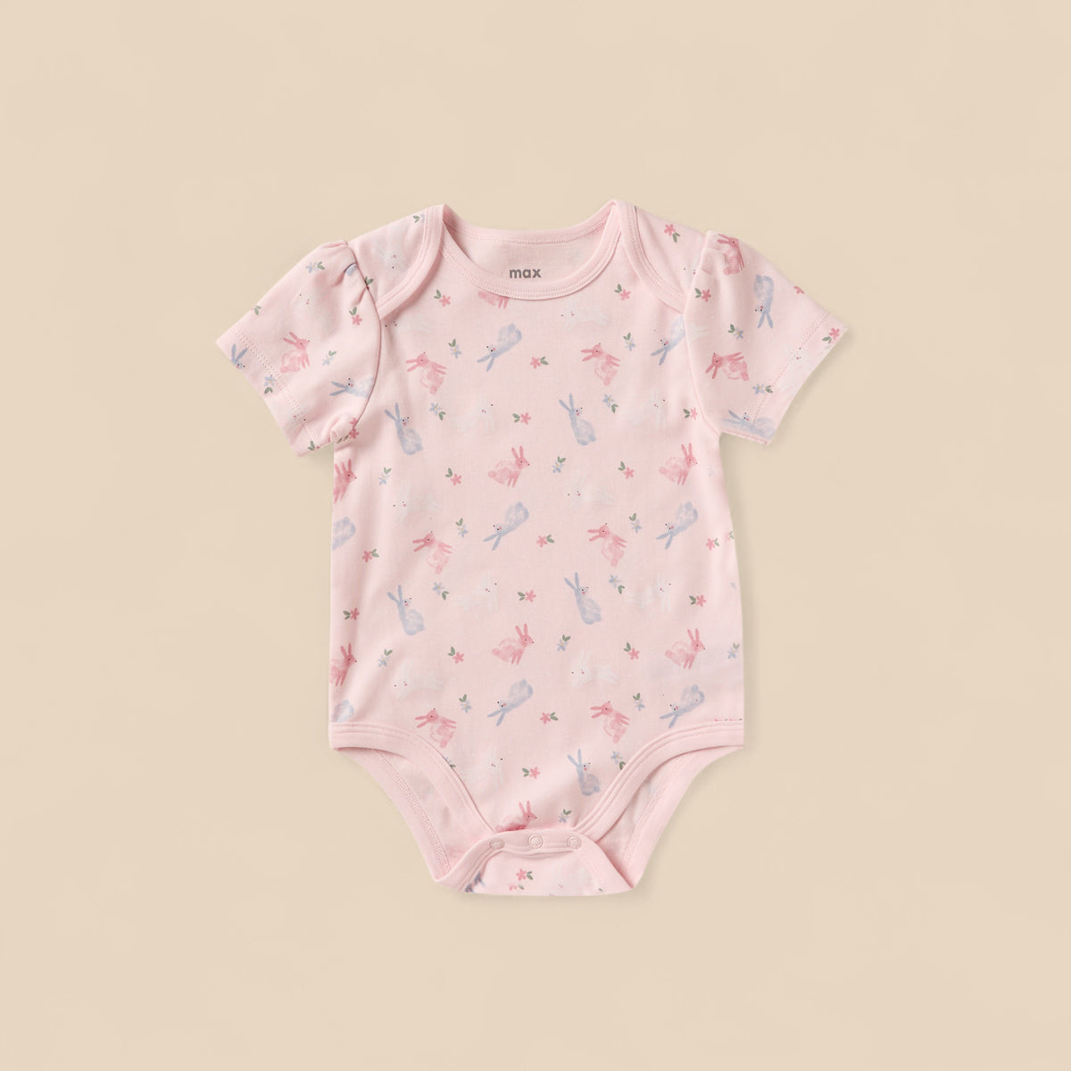 Bunny Embossed Hoodie with Bodysuit and Joggers