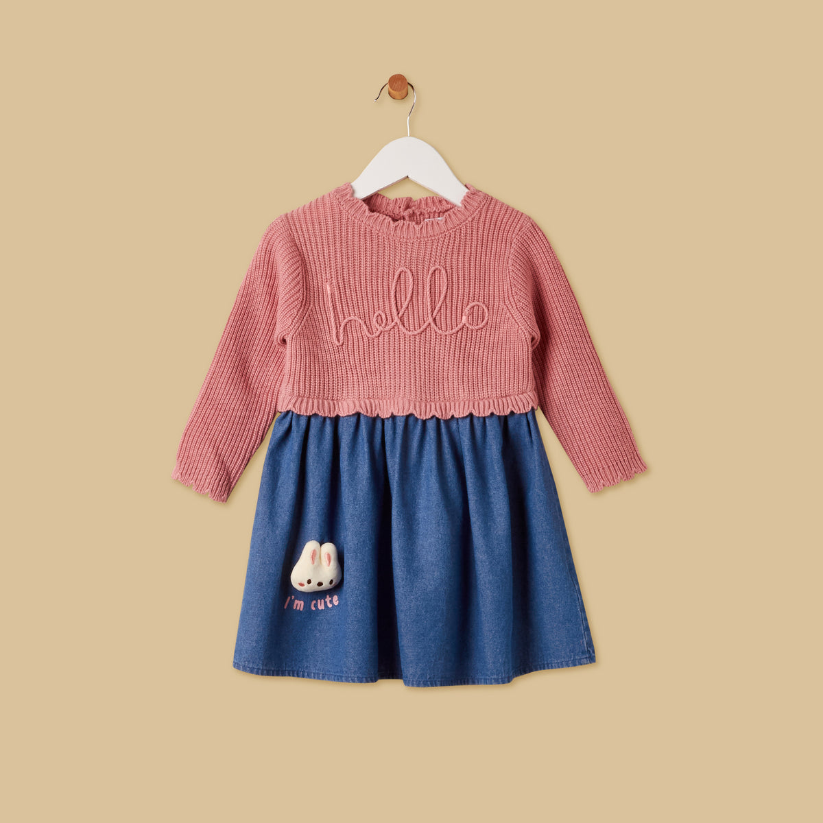 Textured Sweater Dress