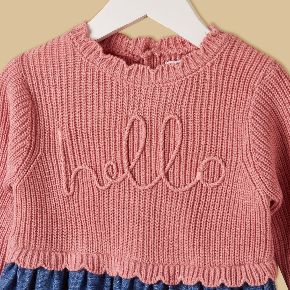 Textured Sweater Dress