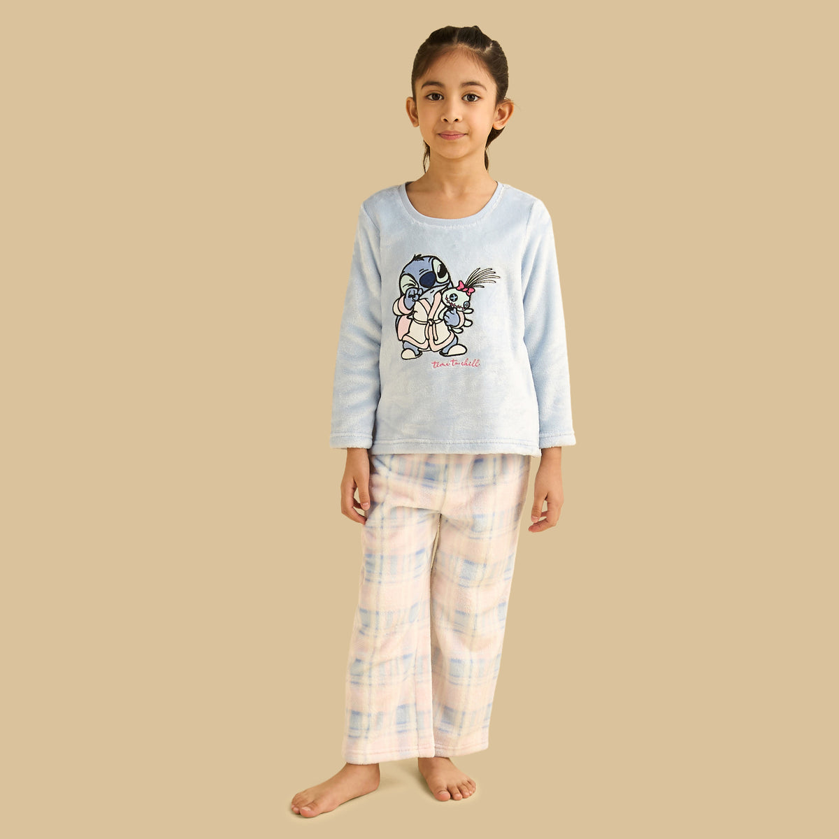 Stitch Embroidered Pyjama Set