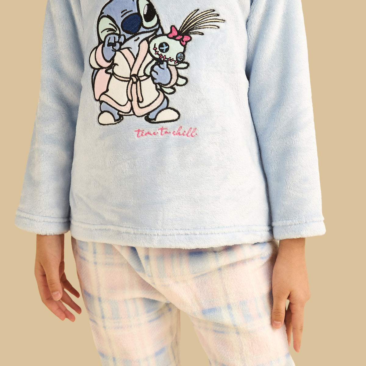 Stitch Embroidered Pyjama Set