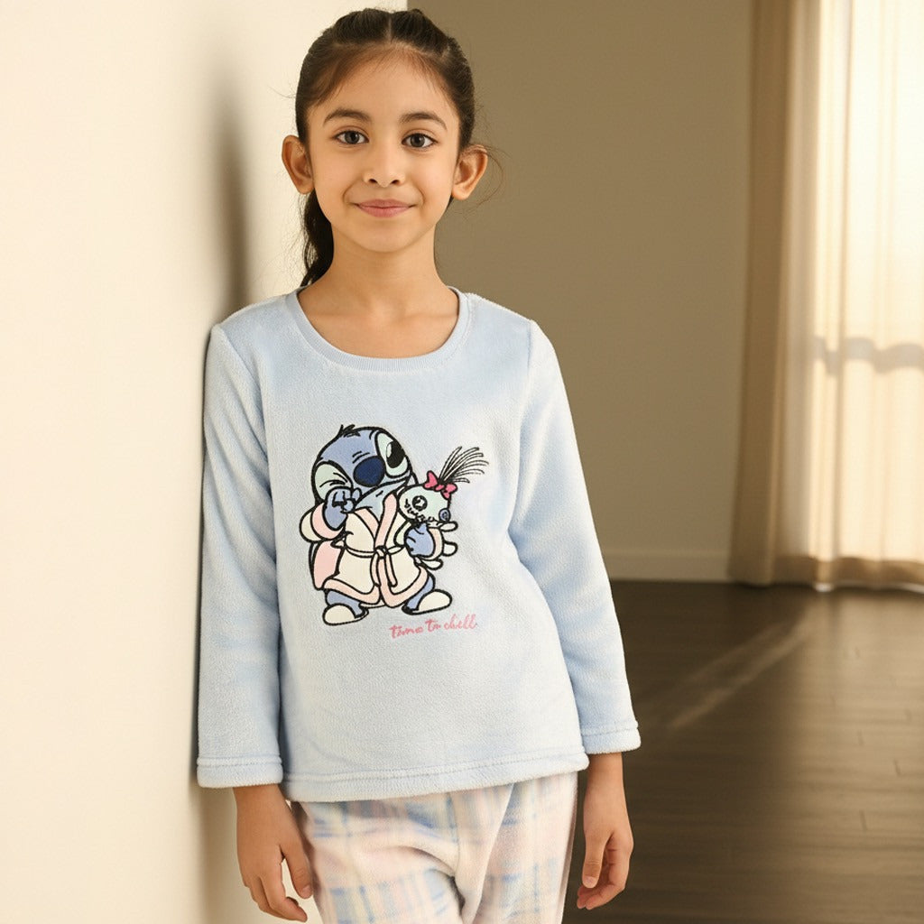 Stitch Embroidered Pyjama Set