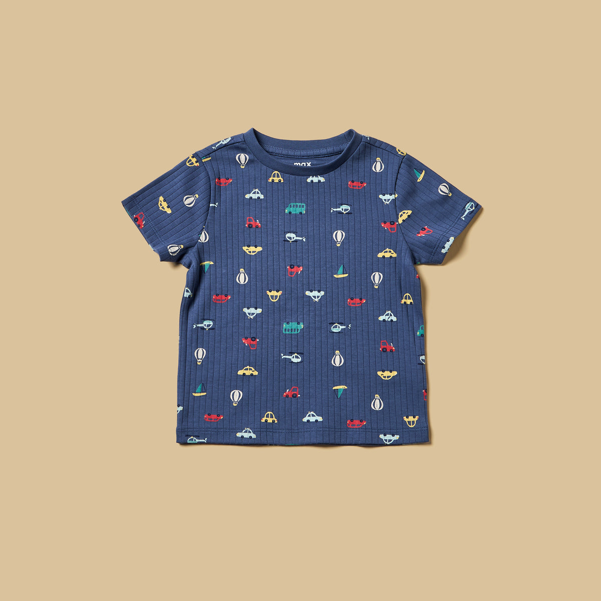Pack of 2 - Vehicle Print Cotton Pyjama Set