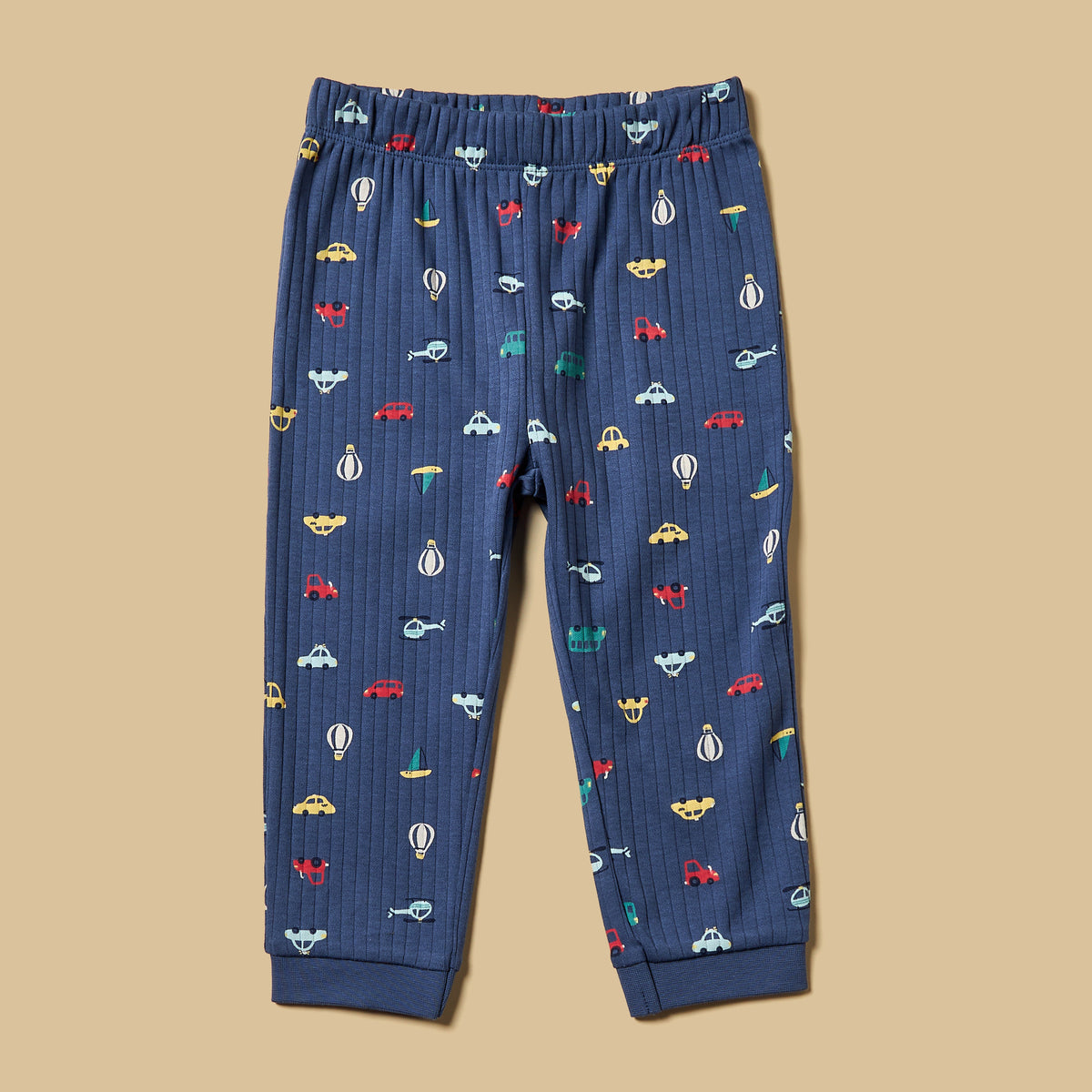 Pack of 2 - Vehicle Print Cotton Pyjama Set