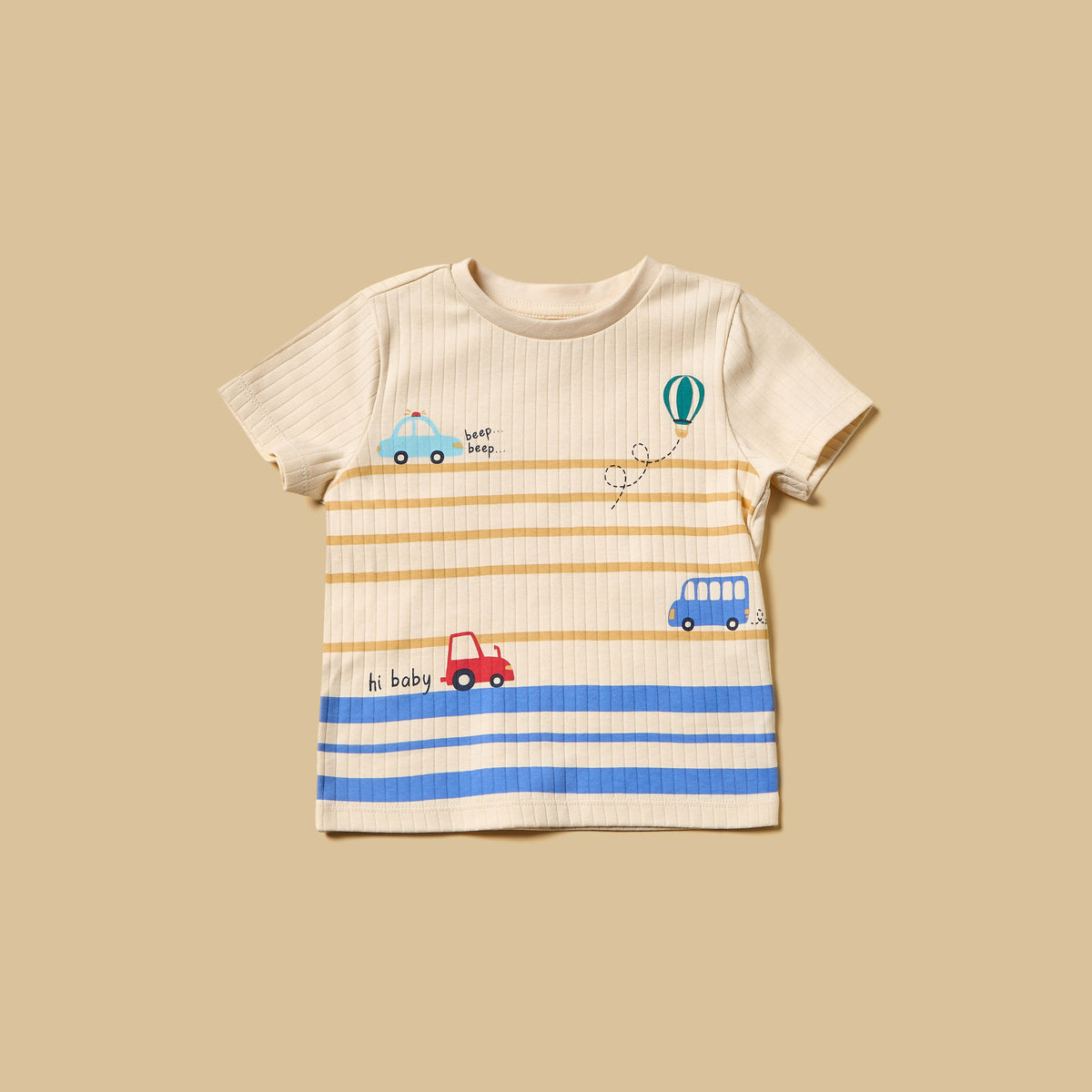 Pack of 2 - Vehicle Print Cotton Pyjama Set