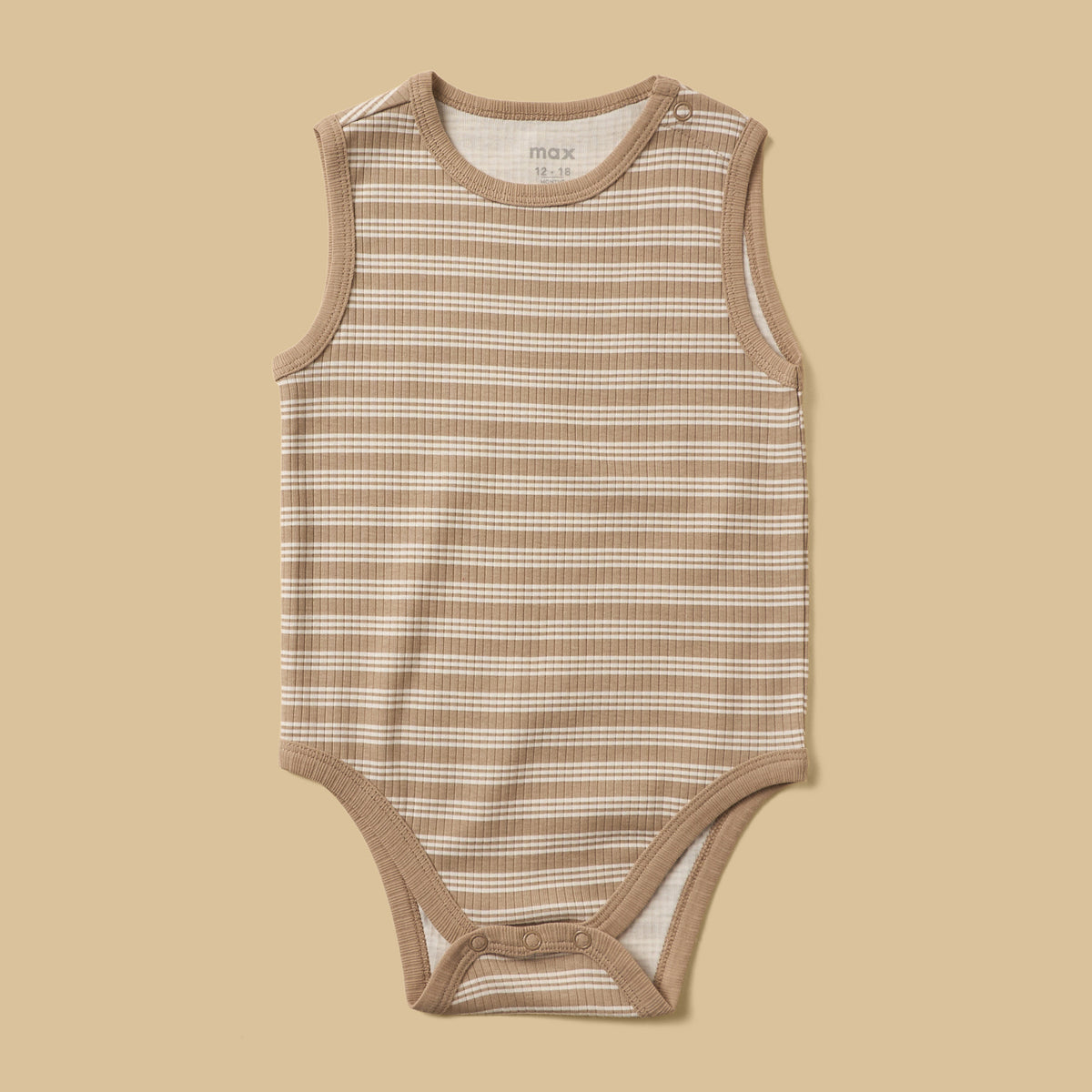 Pack of 3 - Ribbed Sleeveless Bodysuit