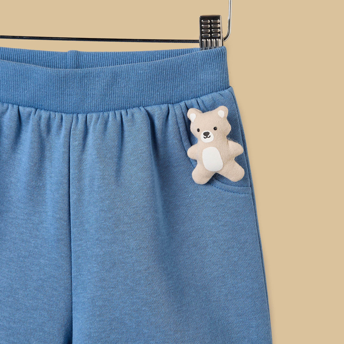 Bear Applique Balloon Fit Joggers