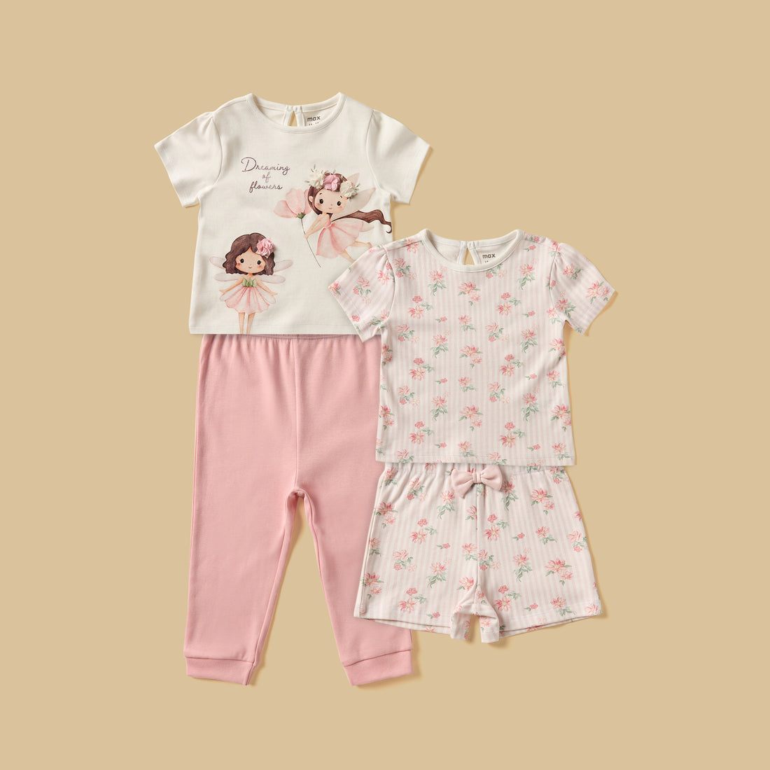 Pack of 2 - Assorted Cotton Pyjama Set