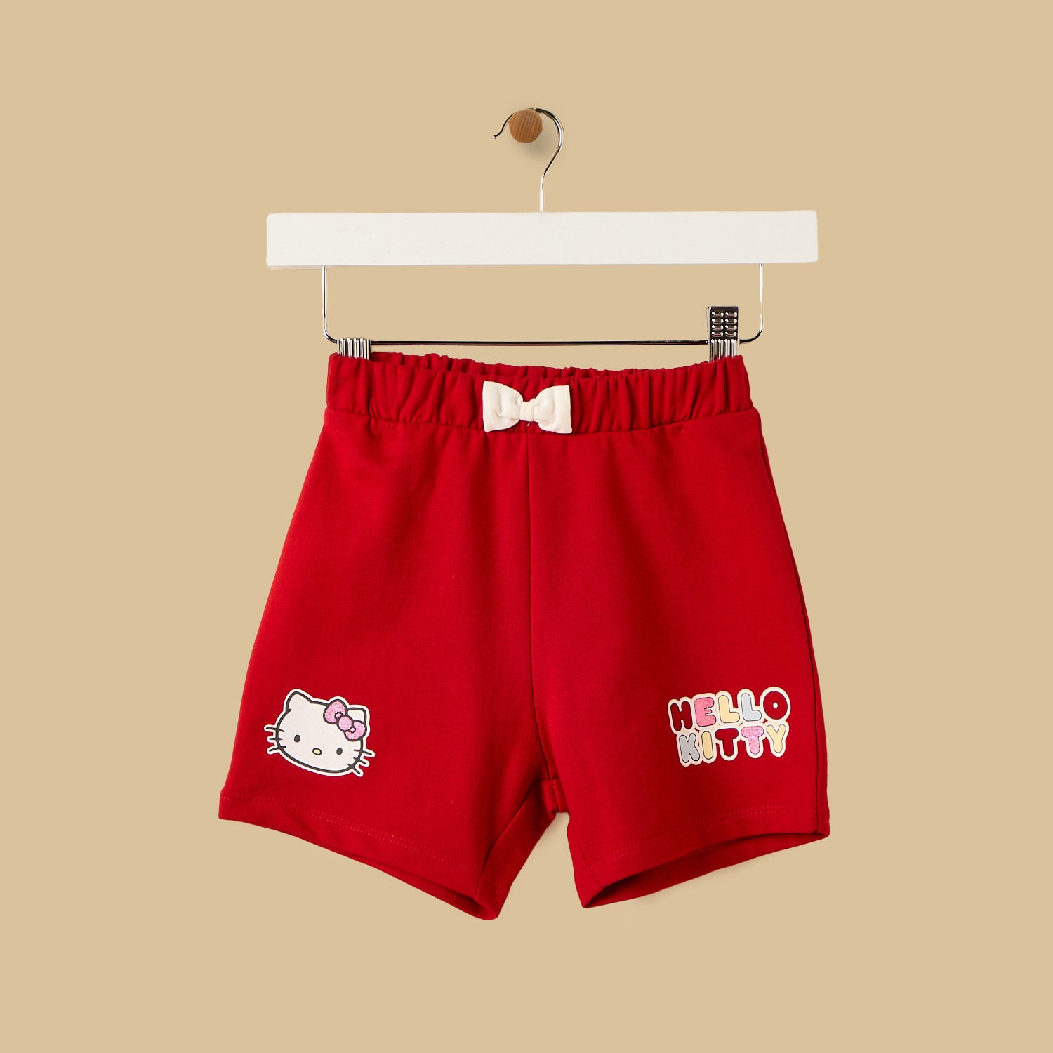 Hello Kitty Print T-shirt and Shorts Set