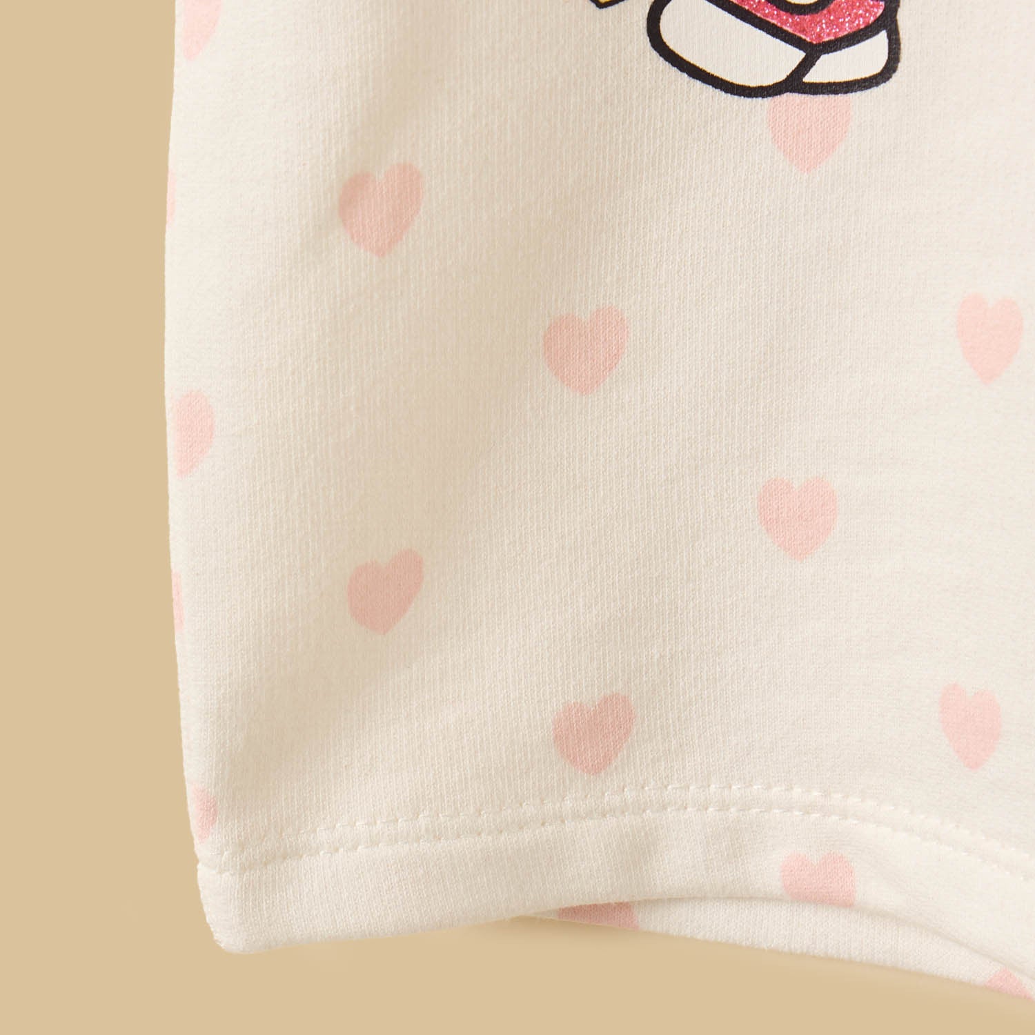Hello Kitty Print T-shirt and Shorts Set