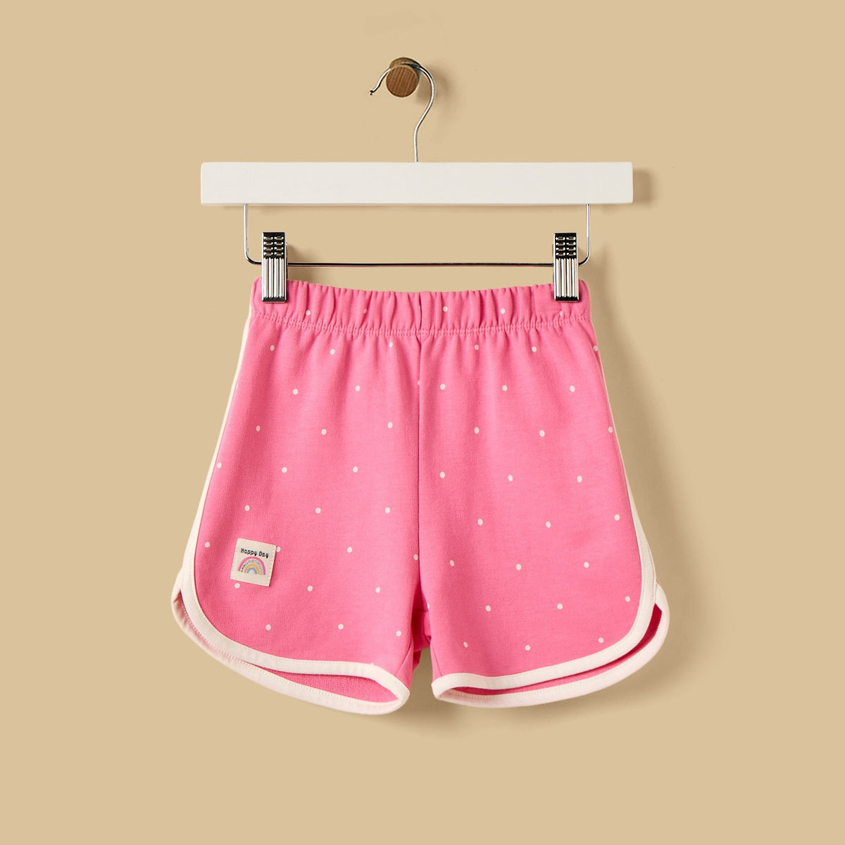 Rainbow Print Cotton Top and Shorts Set