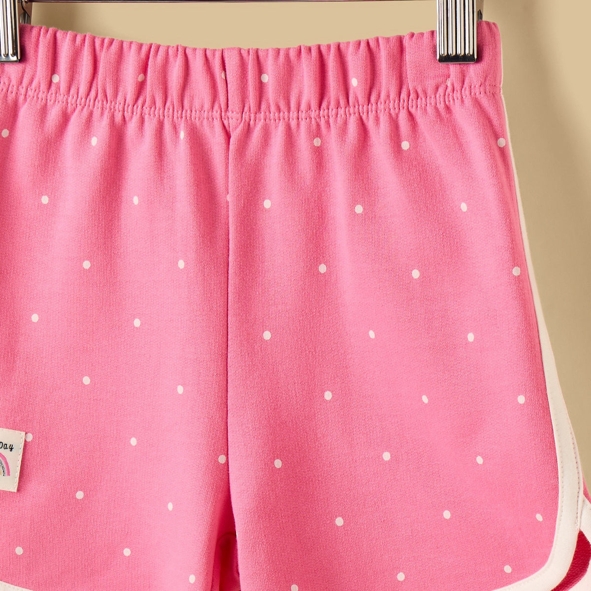 Rainbow Print Cotton Top and Shorts Set