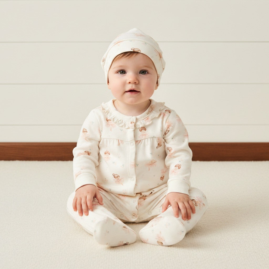 Fairy Print 6-Piece Cotton Clothing Set