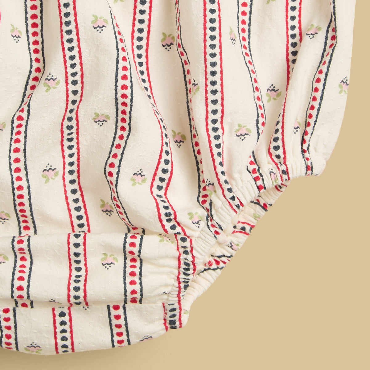 Striped Dress with Bloomers