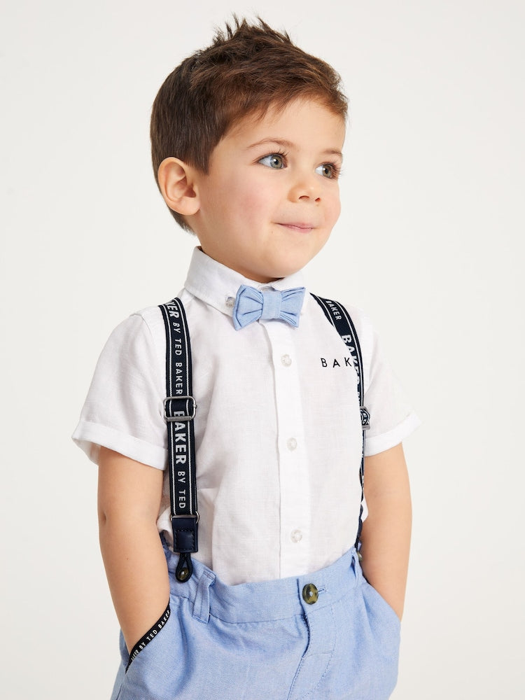 Baker by Ted Baker 3 Piece Shirt, Shorts and Braces Set