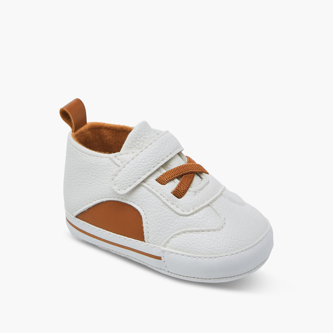Juniors Booties with Hook and Loop Closure, Panelled Design