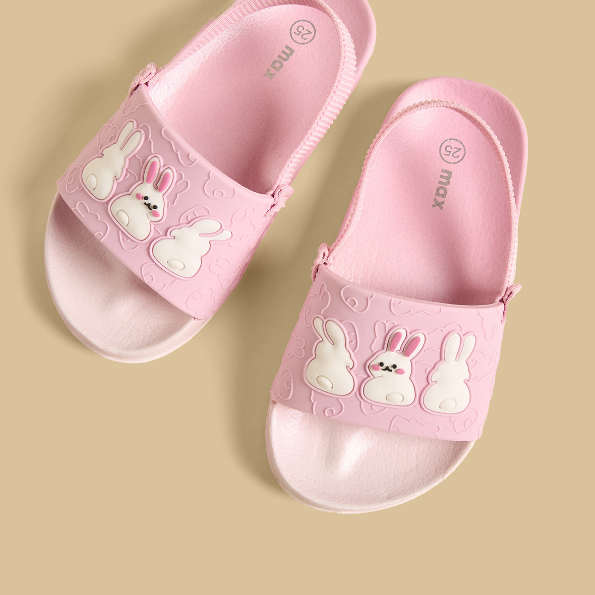 Bunny Applique Slides with Backstrap
