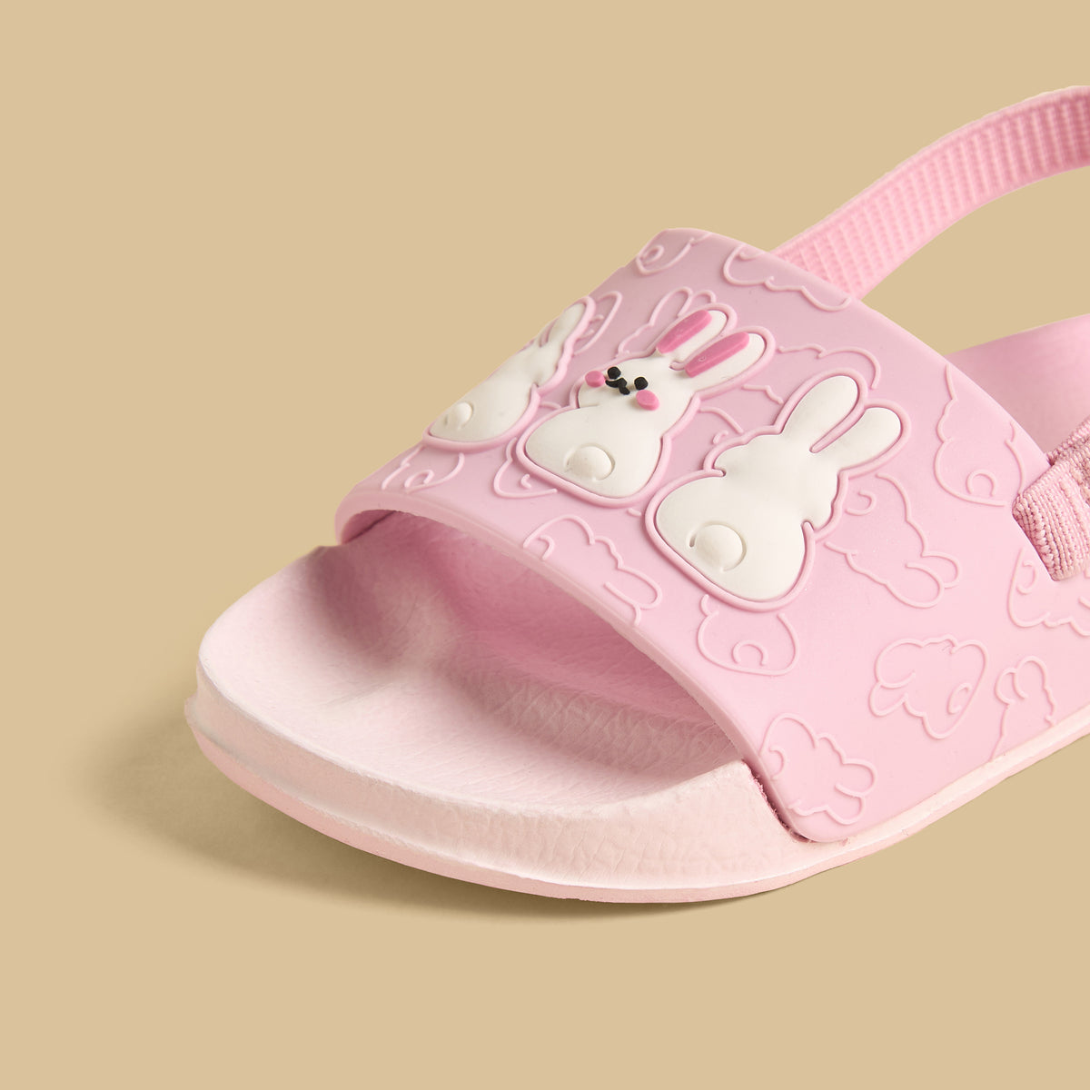 Bunny Applique Slides with Backstrap