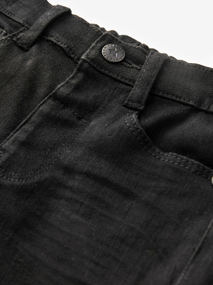 Black Denim Regular Fit Comfort Stretch Jeans (3mths-7yrs)