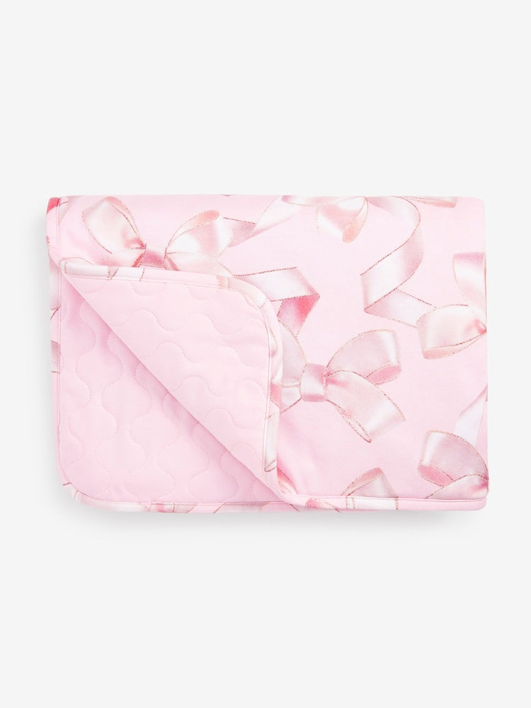 Baker by Ted Baker All-Over Bow Print Blanket