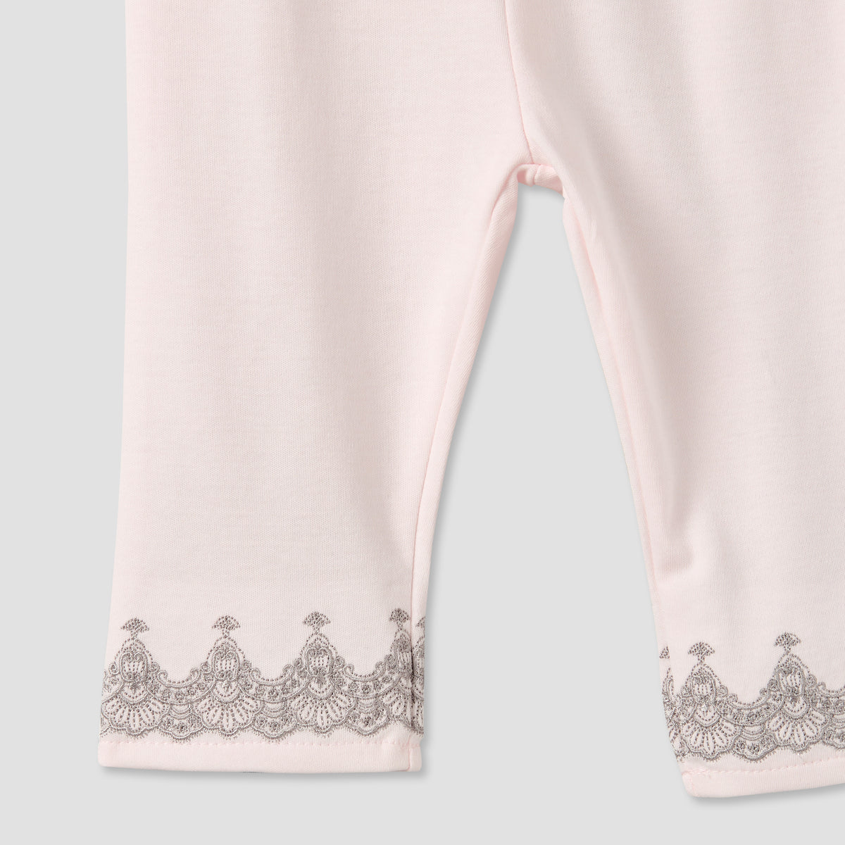 Giggles Cotton Henley Neck Long Sleeve Pyjama Set with Embroidery