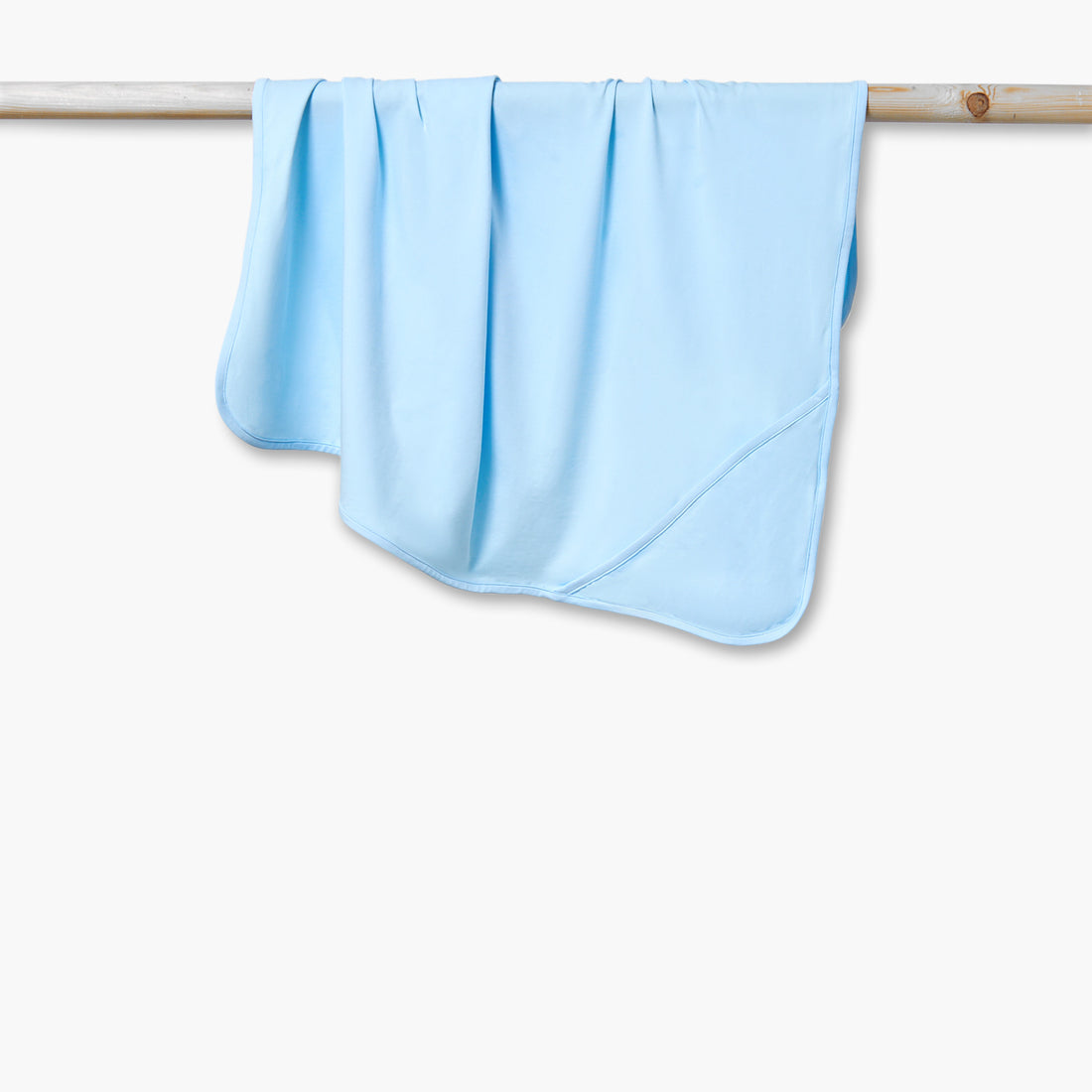 Juniors Receiving Blanket with Hood - Blue / 0-6 mths