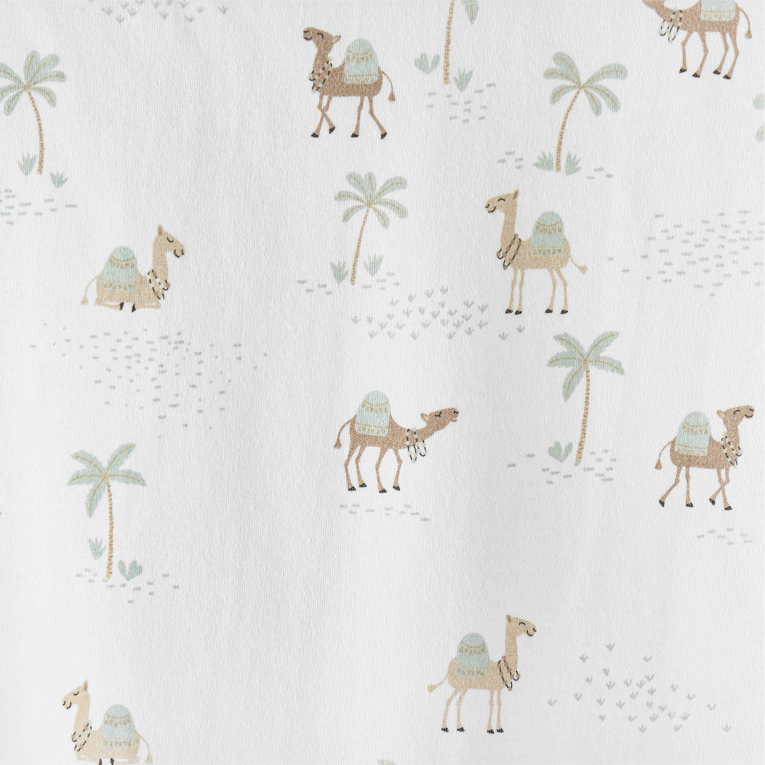 Juniors Receiving Blanket with Camel Print