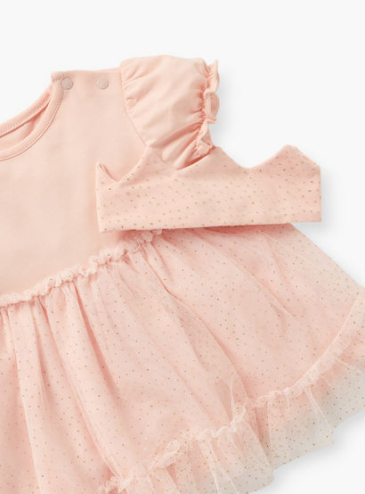 Giggles Butterfly Embellished Dress and Headband Set-baby-girls-clothing-dressesandjumpsuits-image-6