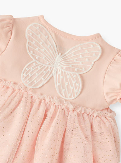 Giggles Butterfly Embellished Dress and Headband Set-baby-girls-clothing-dressesandjumpsuits-image-7
