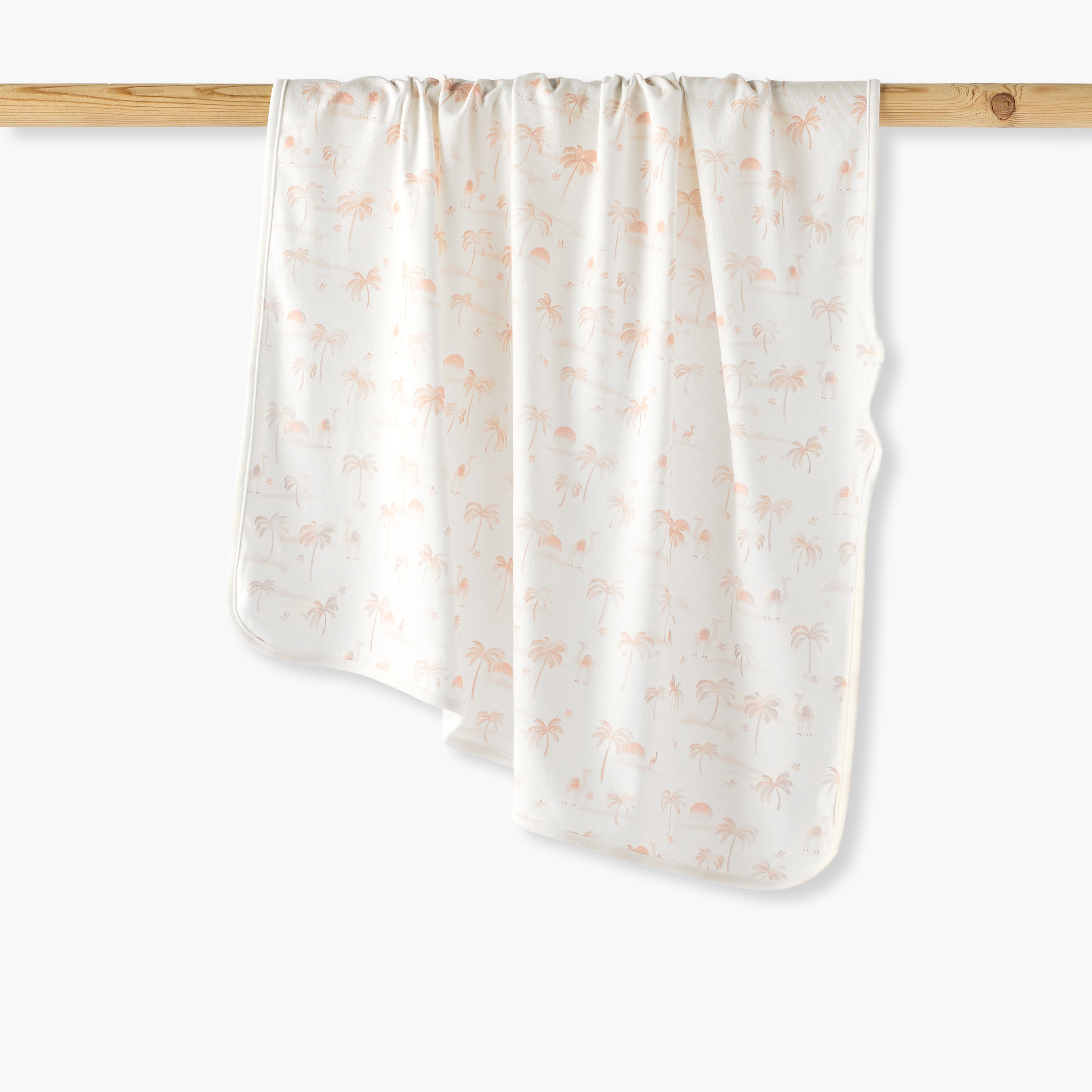 Juniors Receiving Blanket with Desert Print - Cream / 0-6 mths