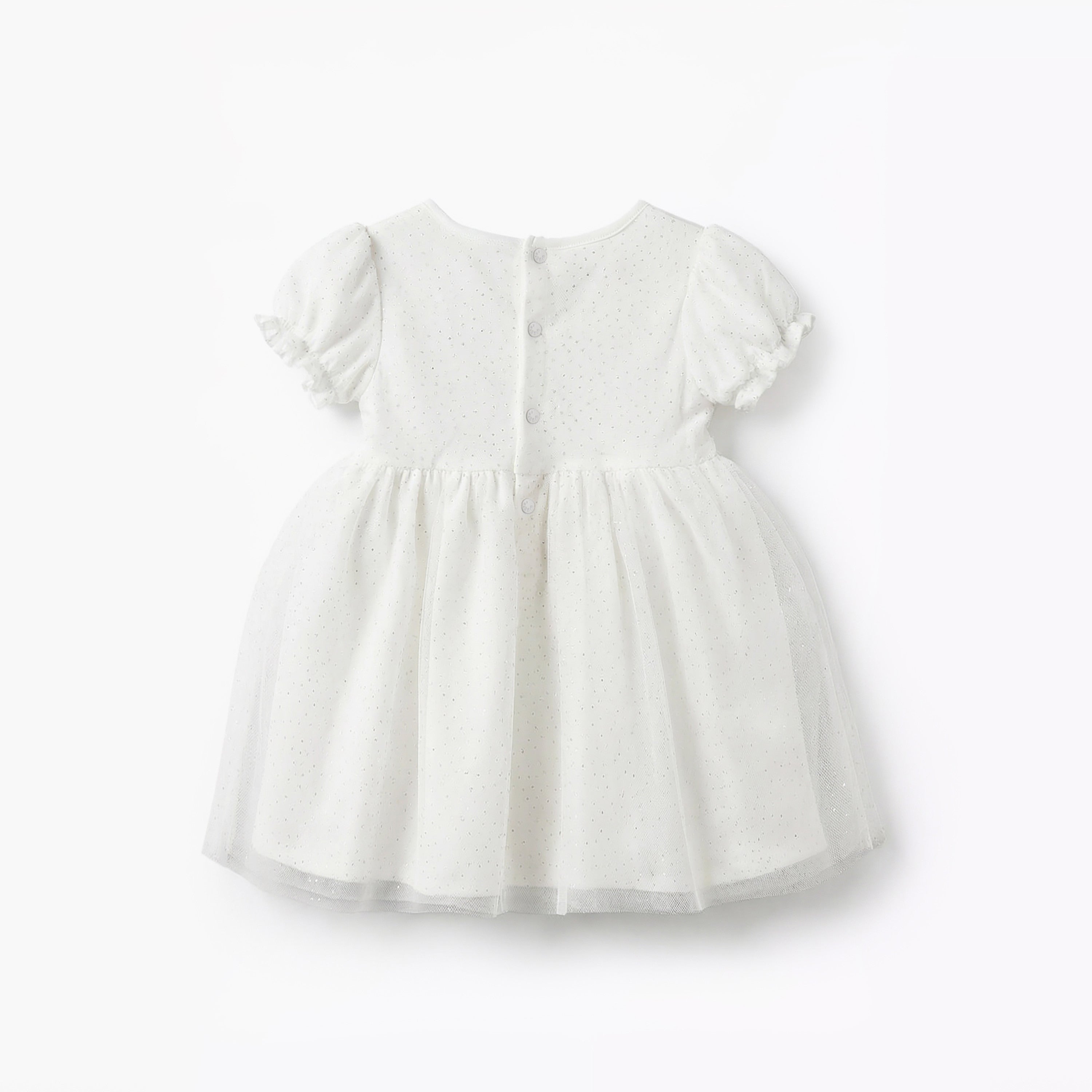 Giggles Round Neck Short Sleeves A-line Dress with Headband