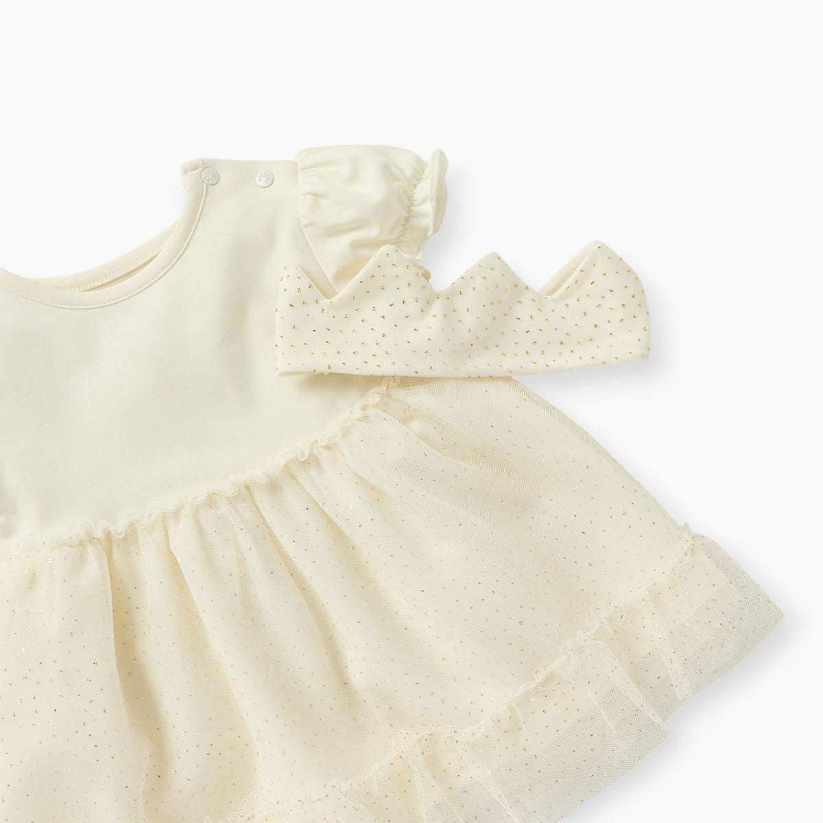 Giggles Butterfly Embellished Dress and Headband Set