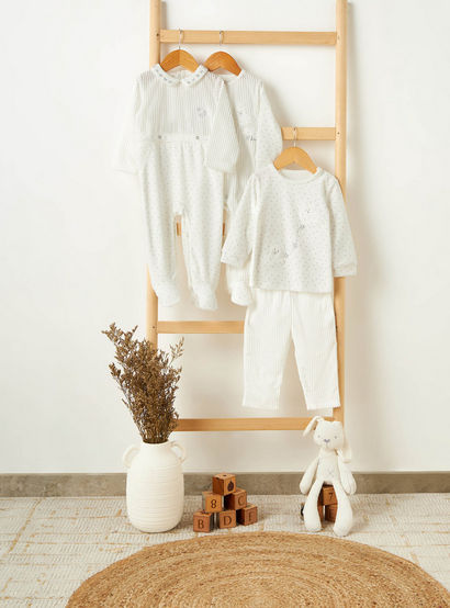 Giggles Long Sleeves Pyjama Set with Bear Applique-baby-boys-clothing-nightwear-pyjamasets-image-8