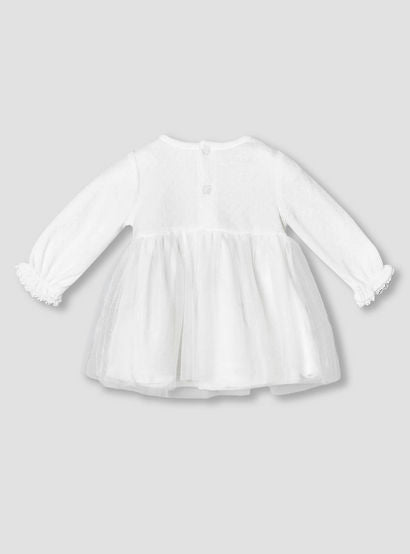 Giggles Round Neck Long Sleeves A-line Dress with Butterfly Applique-baby-girls-clothing-dressesandjumpsuits-image-3