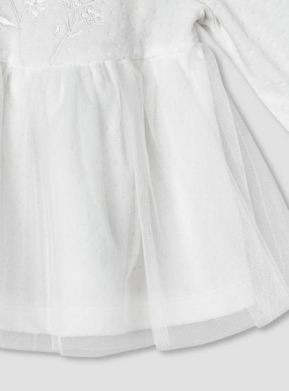 Giggles Round Neck Long Sleeves A-line Dress with Butterfly Applique-baby-girls-clothing-dressesandjumpsuits-image-6