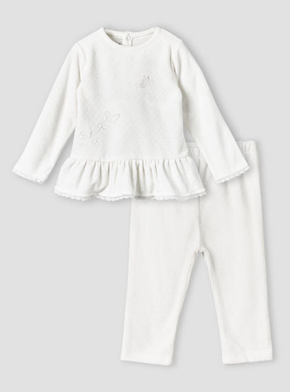 Giggles Round Neck Long Sleeve Pyjama Set with Embroidery-baby-girls-clothing-nightwear-pyjamasets-image-1