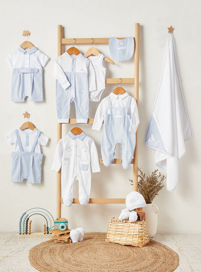 Giggles Cotton Collared Long Sleeves Sleepsuit with Embroidery-baby-boys-clothing-nightwear-sleepsuits-image-6