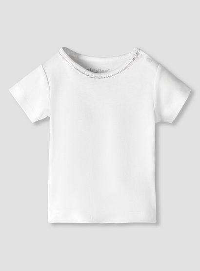 Giggles Round Neck Short Sleeve T-shirt and Dungaree Set with Snap Button Closure-baby-boys-clothing-setsandcoords-image-3