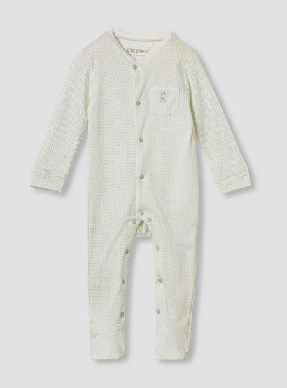 Giggles Printed Closed Feet Sleepsuit with Long Sleeves-baby-boys-clothing-nightwear-sleepsuits-image-1