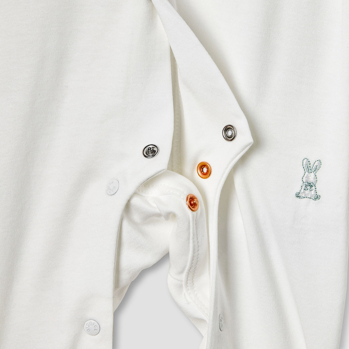 Giggles Pintuck Detail Collared Sleepsuit with Long Sleeves