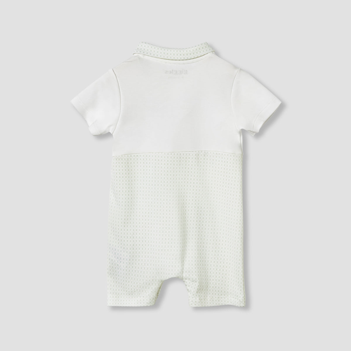 Giggles Printed Romper with Short Sleeves