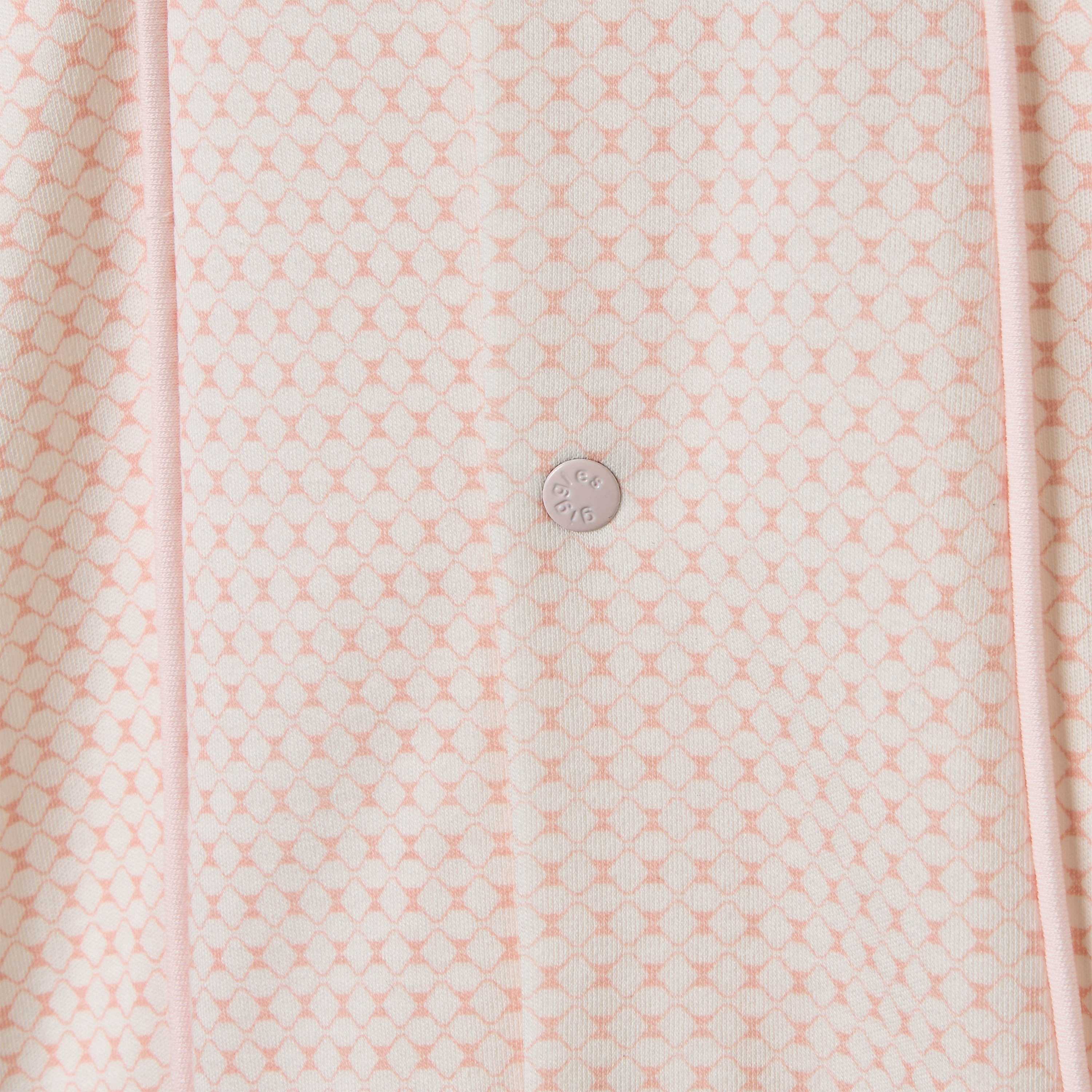 Giggles Printed Sleepsuit with Pintuck Detail