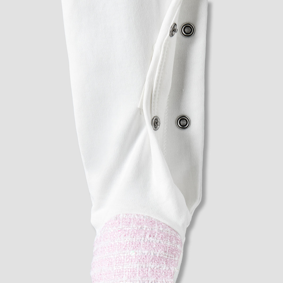 Giggles Supima Cotton Collared Long Sleeves Sleepsuit with Bow Detail
