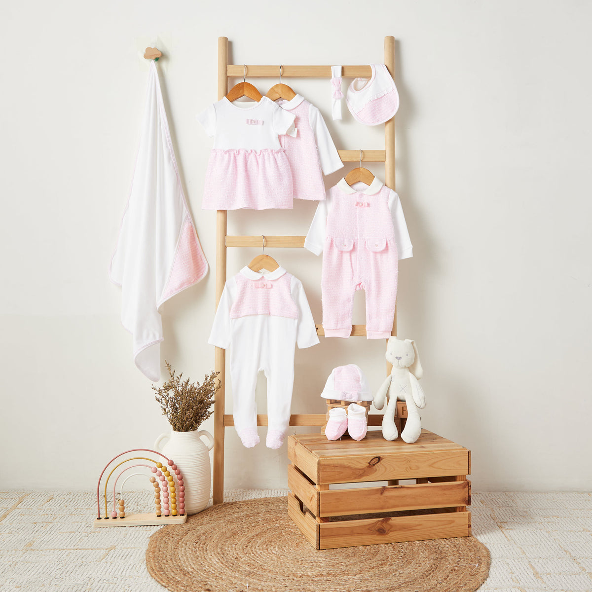 Giggles Supima Cotton Collared Long Sleeves Sleepsuit with Bow Detail