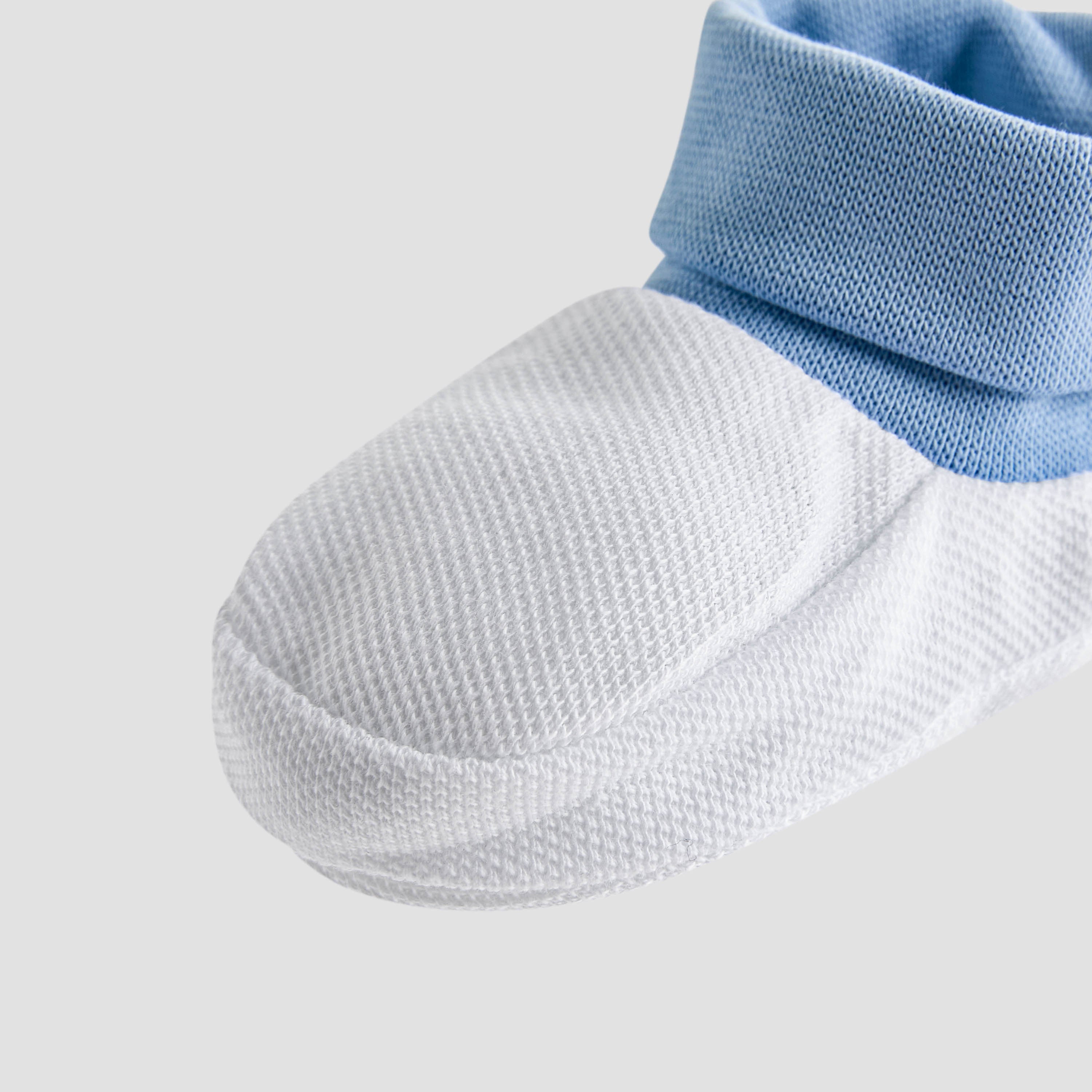 Pack of 2 Juniors Booties with Elasticated Cuff, Textured Design