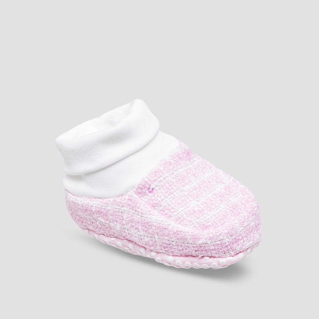 Giggles Booties with Ribbed Cuff- Slip-On