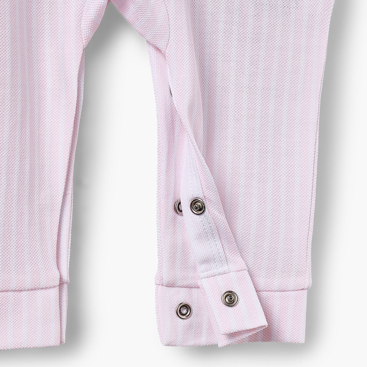 Juniors Cotton Round Neck Long Sleeves Sleepsuit with Stripes